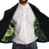 Dolce & Gabbana Elegant Dark Blue Trench Coat Jacket - Image 4