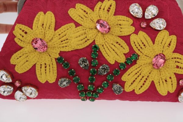 Dolce & Gabbana Elegant Evening Party Clutch in Pink - Image 3