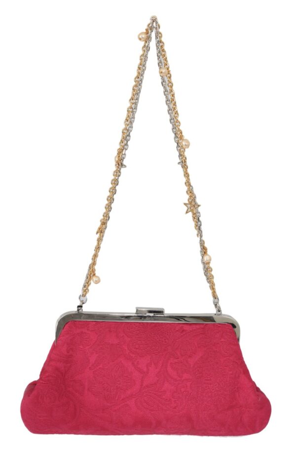 Dolce & Gabbana Elegant Evening Party Clutch in Pink - Image 5