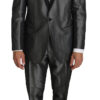Dolce & Gabbana Elegant Gray Patterned Martini Suit