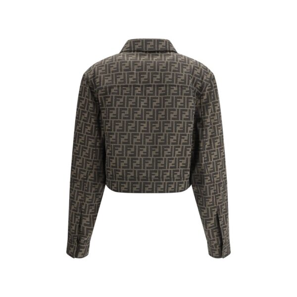 Fendi FF logo cropped Jacket - Image 2