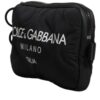 Dolce & Gabbana Black Nylon Logo Purse Crossbody Sling Bag - Image 4