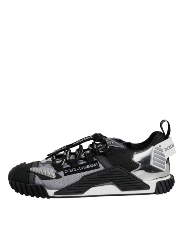 Dolce & Gabbana Multicolor Lace Up Low Top NS1 Sneakers Shoes - Image 4