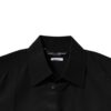 Dolce & Gabbana Black Silk Long Sleeves GOLD Dress Shirt - Image 7