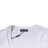 Dolce & Gabbana White Cotton V-neck Short Sleeves T-shirt - Image 7