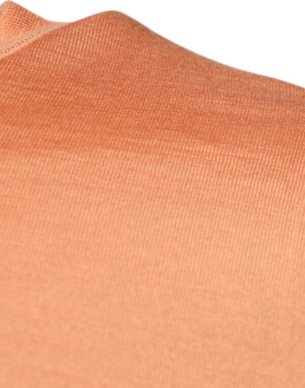 Dolce & Gabbana Beige Wool Crewneck Pullover Cropped Sweater - Image 4