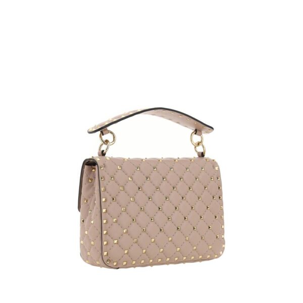 Valentino Garavani Rockstud Spike Leather Shoulder Bag - Image 3