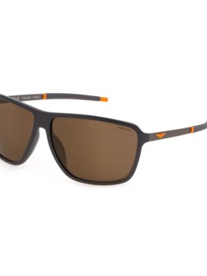 Police Gray Plastic Sunglasses