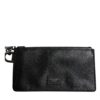 Dolce & Gabbana Black Calfskin Leather DG Logo Card Holder Wallet - Image 6