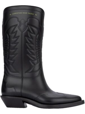 Dior Black Leather Boot
