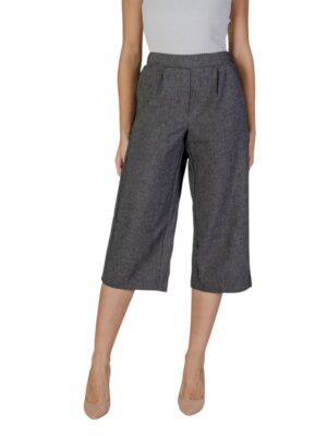 Vero Moda Black And White Polyester Jeans & Pant