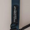 Dolce & Gabbana Blue 100% Silk Adjustable Neck Bow Tie Mens - Image 8