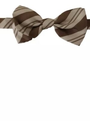 Dolce & Gabbana Multicolor Patterned Adjustable Neck Bow Tie Men