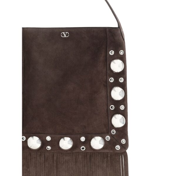 Valentino Garavani Suede leather Shoulder Bag - Image 3