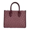 Michael Kors Mirella Small Top Zip Crossbody Tote Bag Oxblood - Image 4