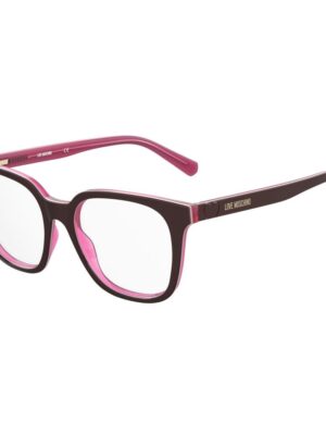 Love Moschino Burgundy Acetate Frames