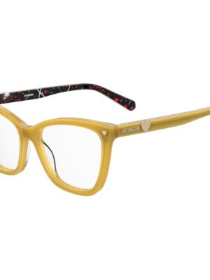 Love Moschino Yellow Acetate Frames