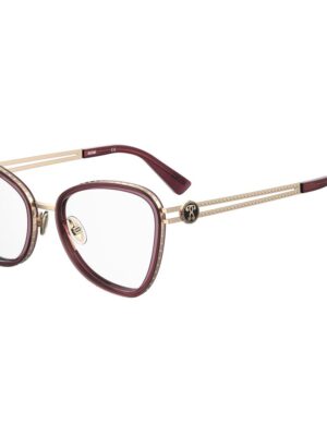 Moschino Burgundy Metal Frames