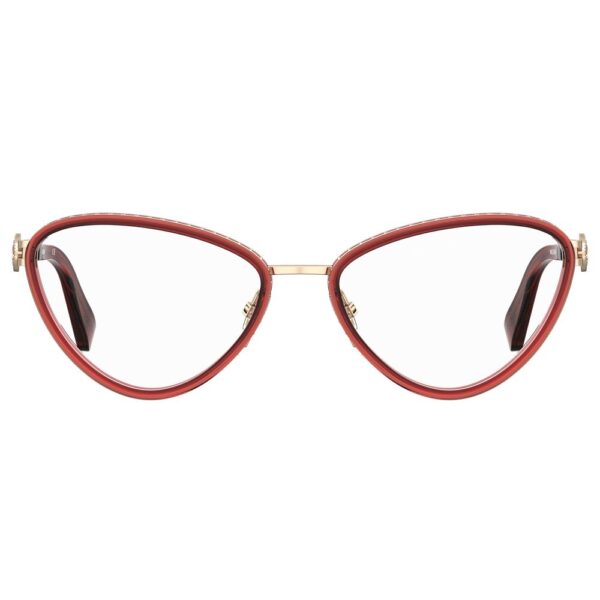 Moschino Burgundy Metal Frames - Image 2