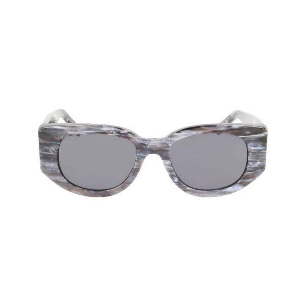 Ferragamo Gray Acetate Sunglasses - Image 2