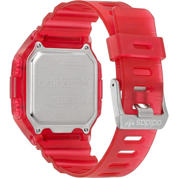 Adidas Red Resin Watch - Image 2