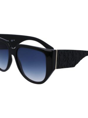 Ferragamo Black Bio Injected Sunglasses