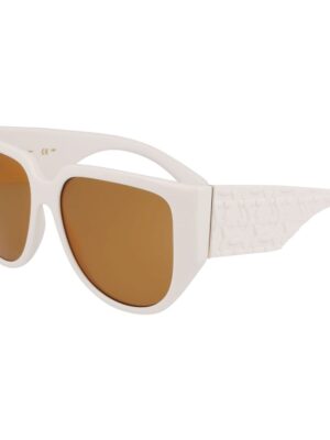 Ferragamo White Bio Injected Sunglasses