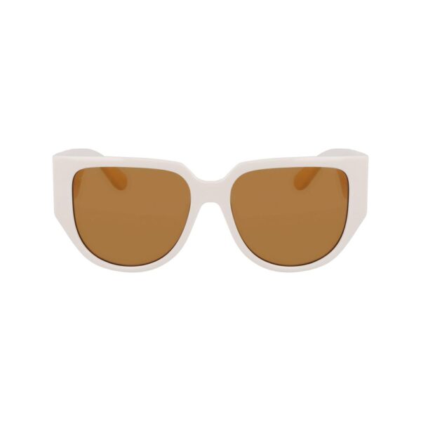 Ferragamo White Bio Injected Sunglasses - Image 2