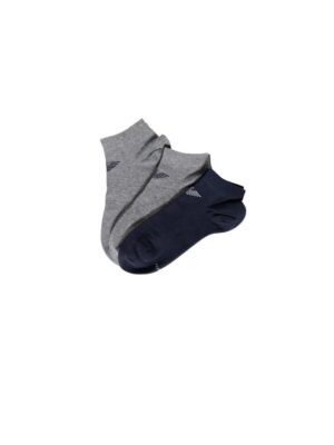 Emporio Armani Underwear Blue Cotton Sock