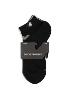 Emporio Armani Underwear Gray Cotton Sock