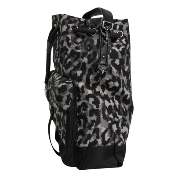 Dolce & Gabbana Multicolor Leopard Jacquard Hobo Crossbody Borse Bag - Image 7