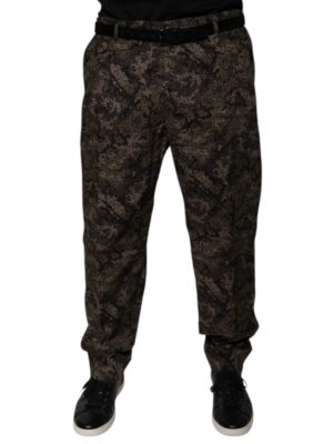 Dolce & Gabbana Multicolor Camouflage Men Dress Pants