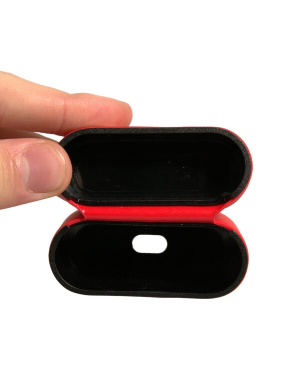 Dolce & Gabbana Red PVC Embossed Logo Plaque Holder Airpods Case - Image 6