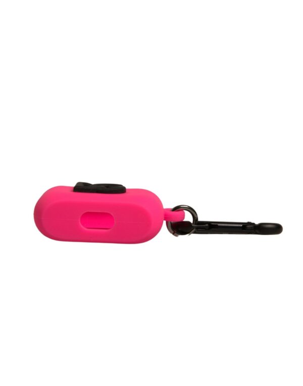 Dolce & Gabbana Pink Silicone Rubber Logo Embossed Airpods Case - Image 7