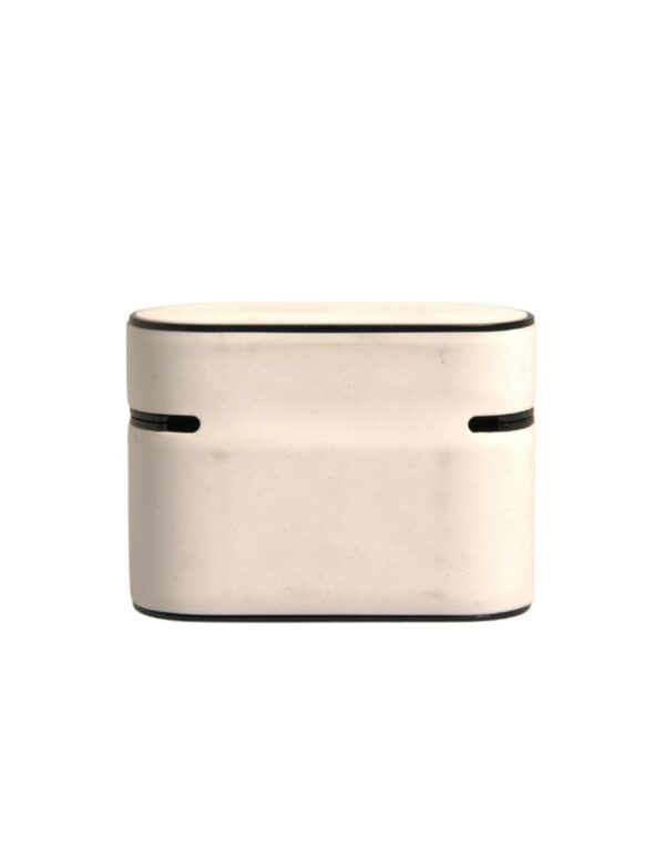Dolce & Gabbana White PVC Embossed Logo Plaque Holder Airpods Case - Image 4