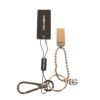 Dolce & Gabbana Silver Brass Chain Beaded Logo Plaque Keychain Keyring - Image 2