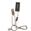 Dolce & Gabbana Silver Brass Chain Beaded Logo Plaque Keychain Keyring - Image 5