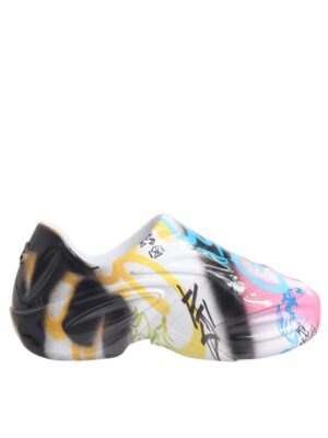 Dolce & Gabbana Multicolor Graffiti Daymaster Sneakers Shoes