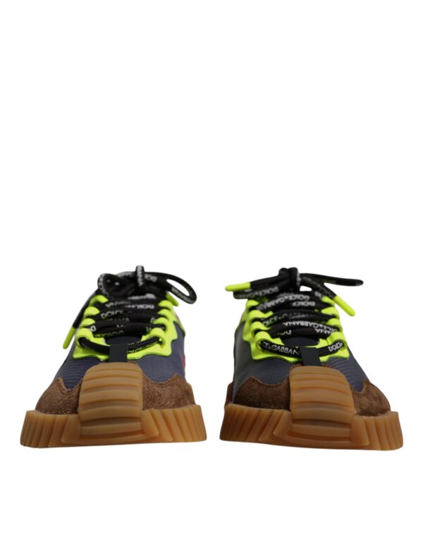 Dolce & Gabbana Multicolor Nylon Low Top NS1 Sneakers Shoes - Image 2