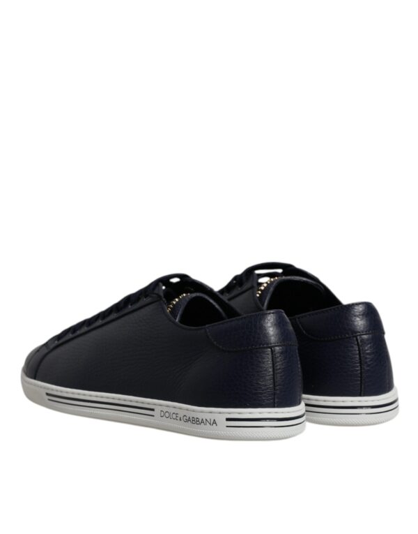 Dolce & Gabbana Black Low Top Men Saint Tropez Sneakers Shoes - Image 5