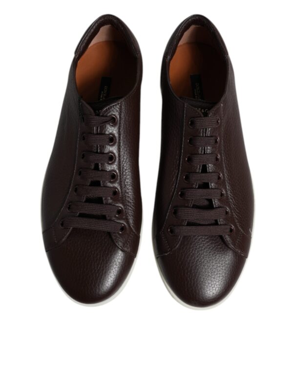 Dolce & Gabbana Black Low Top Men Saint Tropez Sneakers Shoes - Image 3