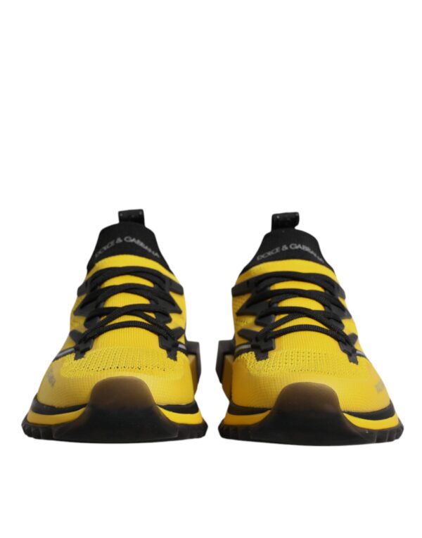 Dolce & Gabbana Yellow SORRENTO Sport Stretch Sneakers Shoes - Image 2