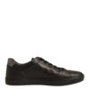 Dolce & Gabbana Black Leather Heart Embellished Sneakers Shoes - Image 7