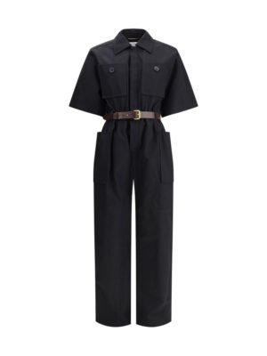 Saint Laurent Short-sleeved Jumpsuit
