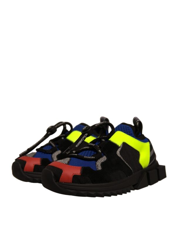 Dolce & Gabbana Multicolor Low Top Sorrento Sneakers Shoes - Image 3