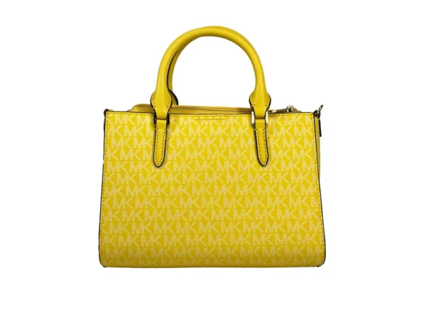 Michael Kors Charlotte 3 in 1 Satchel Bag Crossbody Golden Yellow - Image 4
