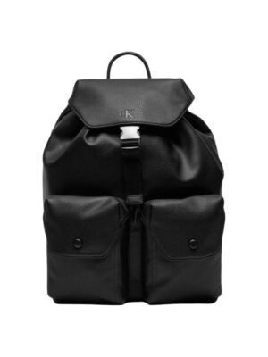 Calvin Klein Jeans Black Polyethylene Backpack