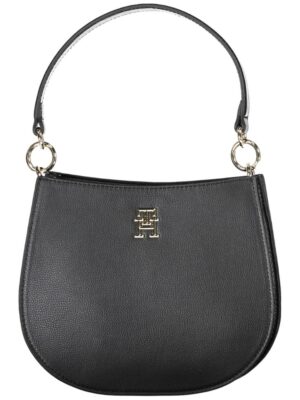 Tommy Hilfiger Black Polyester Women Handbag