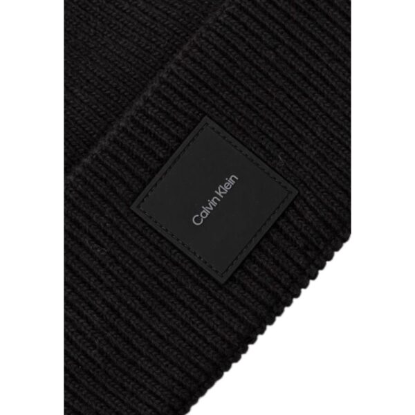 Calvin Klein Black Organic Cotton Hats & Cap - Image 3