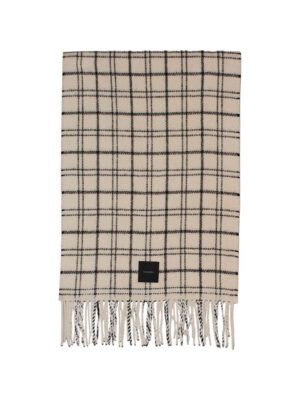 Calvin Klein Beige Wool Scarf